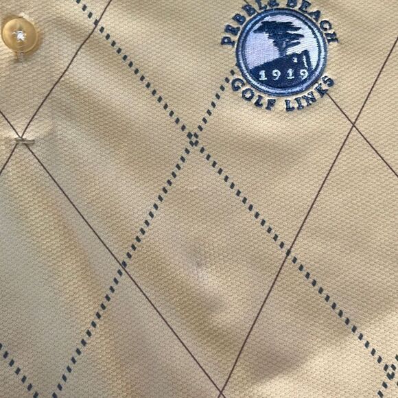 Nike Golf Dri Fit Pebble Beach Polo Sz. L - Picture 6 of 9